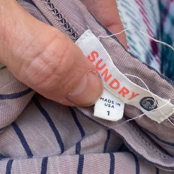 Sundry striped mini dress size small - Picture 8 of 8